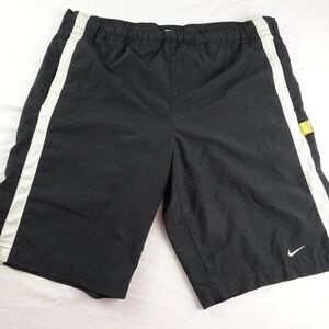 Nike Men Black Brief Lined Shorts Size M
